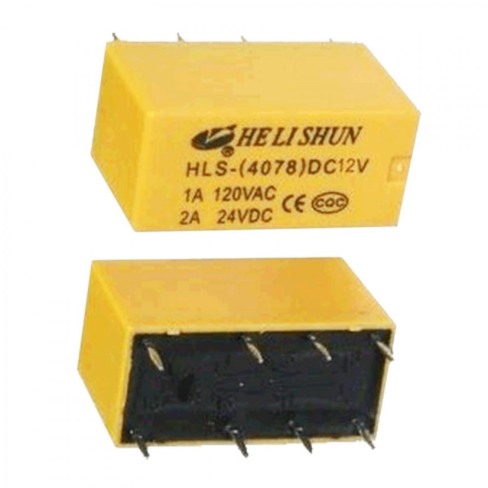 Реле электромагнитное HLS-4078-DC12V