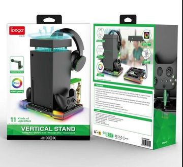 XBox Series X Многофункциональная подставка для консоли и двух джойстиков (Pega PG-XBX028S)
