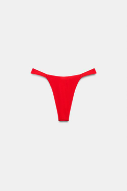 ZARA АТЛАСНЫЕ ПЛАВКИ-БИКИНИ, КРАСНЫЙ