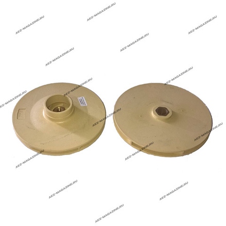 Крыльчатка для насоса пластиковая D-130x8,5мм, H-36мм, внутренняя резьба