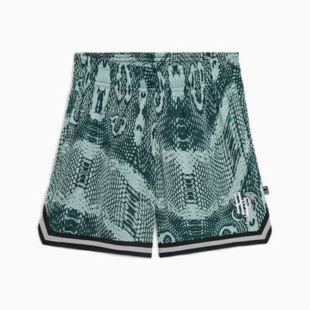 PUMA HOOPS X HARRY POTTER ШОРТЫ, ЗЕЛЕНЫЙ