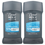 Dove, Men + Care, дезодорант-антиперспирант, комфорт, 2 шт. В упаковке, 76 г (2,7 унции)