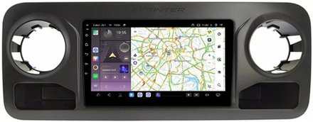 Магнитола для Mercedes-Benz Sprinter W907 2018-2024 (top) - Kuberg QLed, Android 13, TS20, CarPlay, SIM-слот