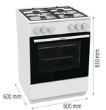 Газовая плита Gorenje GG6A10WFFM