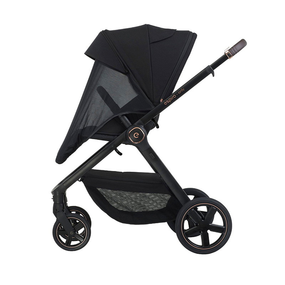 Детская коляска 3 в 1 Espiro Only 2025 и автокресло Pi Begie 410 stylish black / Бежевый (Beige 109)