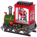 Сувенир с подсветкой «Волшебный паравозик - Дед Мороз» 5*13.3*11 см