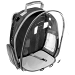 Рюкзак - переноска для животных «ЛЮБИМЫЙ БРО», цвет черный, 27*33*43см/до 7кг (Пакет и Лейбл)