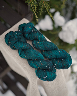 Носочный твид "Изумруд"