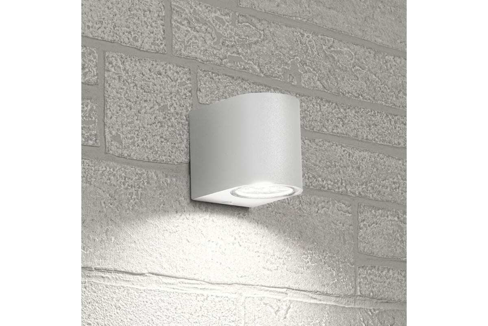 Светильник архитектурный DH014,на стену, GU10 230V, белый Feron