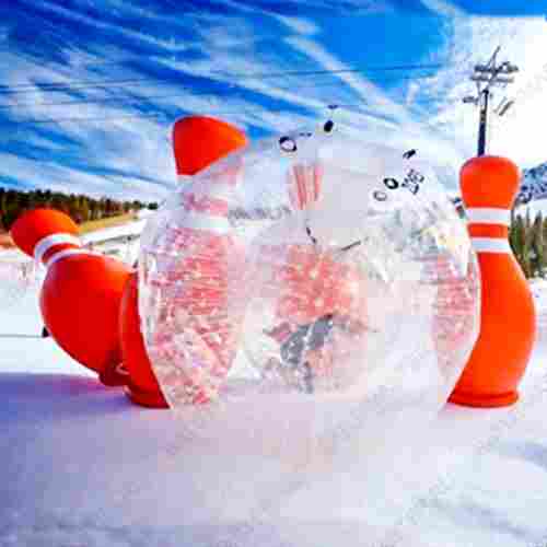 Командная игра "Зорбо - боулинг", зорб ТПУ 2.2*2.2, кегли 6 шт 1.5*0.6*0.6