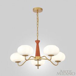 Подвесная люстра Arte Milano AM-Napoli 310166/D680/5 BS/WD