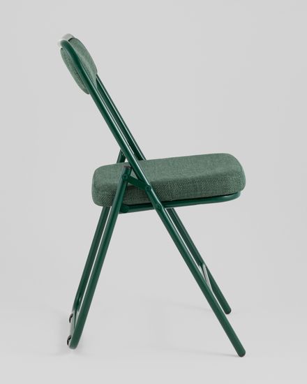 Стул складной Джонни рогожка зеленая каркас зеленый