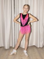 Детский топ с бахромой