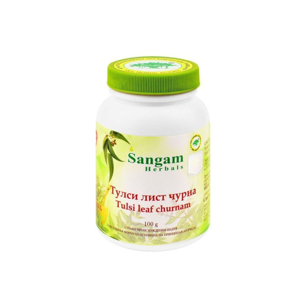 Тулси листья в порошке Sangam herbals