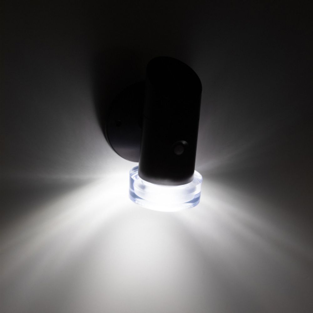 Светильник уличный ЭРА ERAFS012-04 на солнечной батарее настенный Элегант с датчиком движения RGB 10 LED | Садовые фасадные светильники