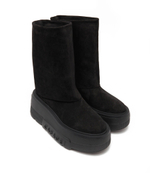 Кожаные ботильоны на платформе nexus Casadei - черный(2S227T070NRENNA)