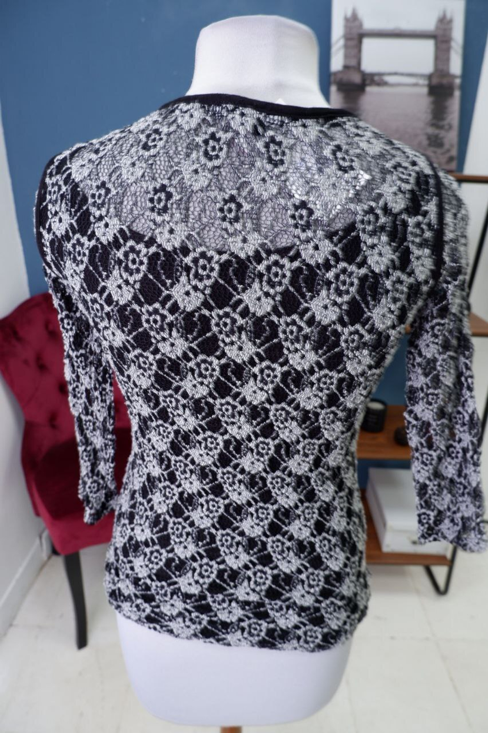 Джемпер Peruna с принтом 40 размер