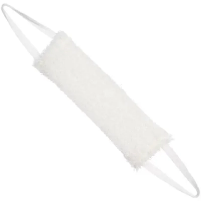 Мочалка для тела полипропиленовая с поролоном средней жесткости «TERRY», цвет белый, 43*11 см