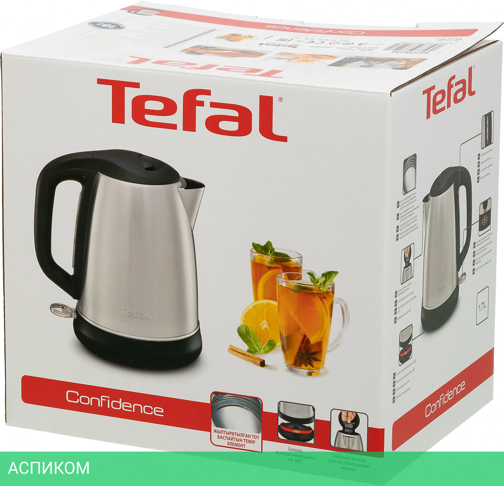Электрочайник Tefal KI270D30 серебристый