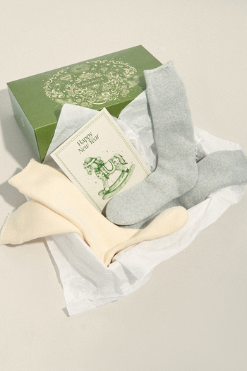 Носки махровые из хлопка Серый меланж