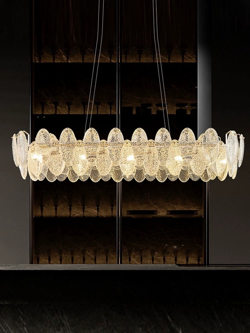 Люстра дизайнерская горизонтальная Laertes by Light Room