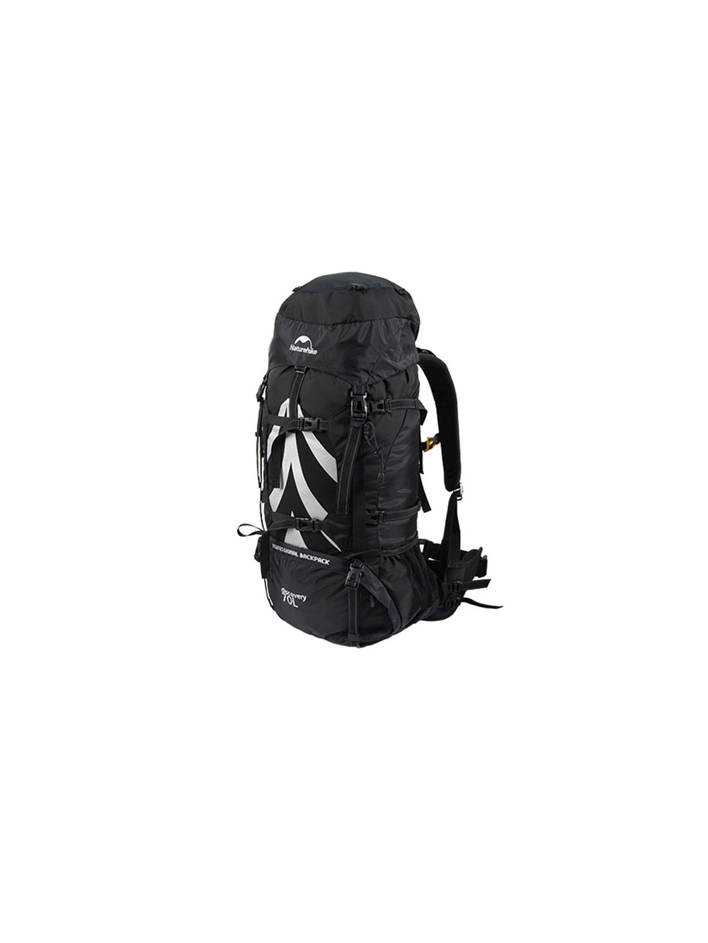 Рюкзак Naturehike NH70B070-B 70 л черный, 6975641887485