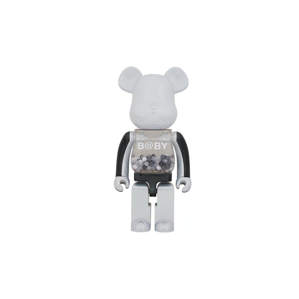 Дизайнерские игрушки BE@RBRICK 1000% MY FIRST B@BY BLACK & WHITE CHROME Ver 70cm, BLACK&WHITE-1000％