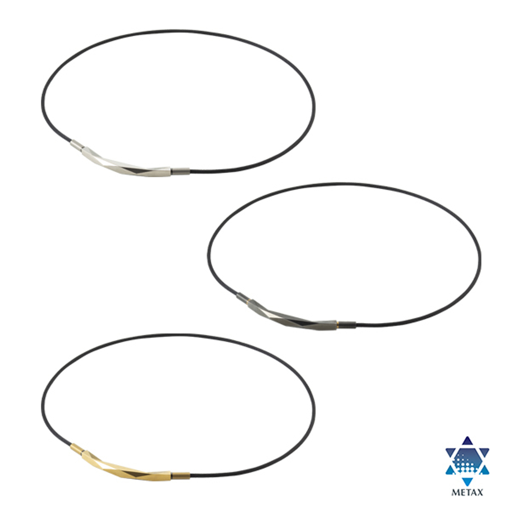 Ожерелье METAX RAKUWA NECKLACE DIAMOND-CUT черное