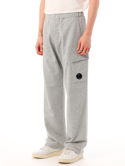 Брюки C.P. Company Diagonal Raised Fleece Cargo Lens Grey