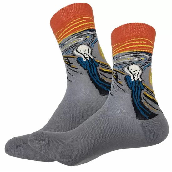 Носки "Крик" Эдвард Мунк р-р 36-42