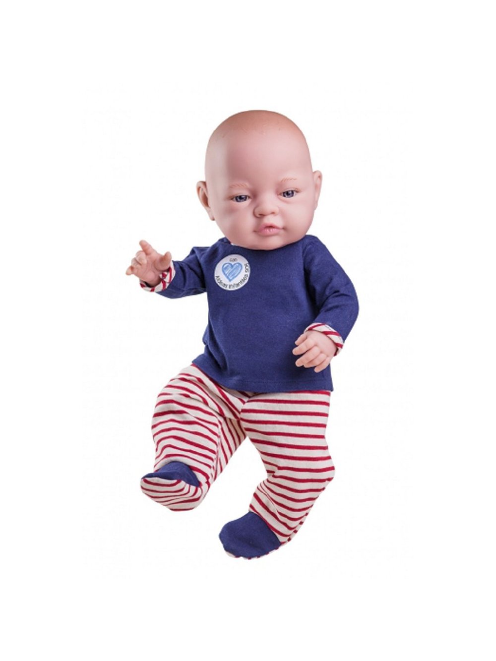 Кукла для девочки Paola Reina 45см виниловая Бэби  в красных ползунках