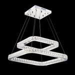 Eletto Granda EL336P70 LED Люстра хрустальная с пультом Хром