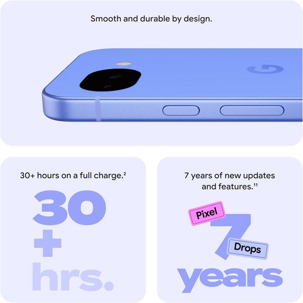 Смартфон Google Pixel 10a 8/128 ГБ Красный | Berry (Global)