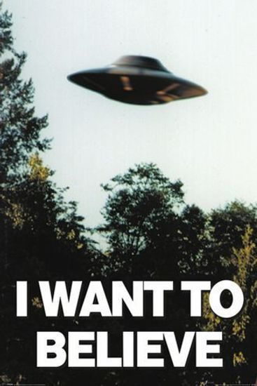 Постер Секретные материалы X-FILES  I want to believe PP33840