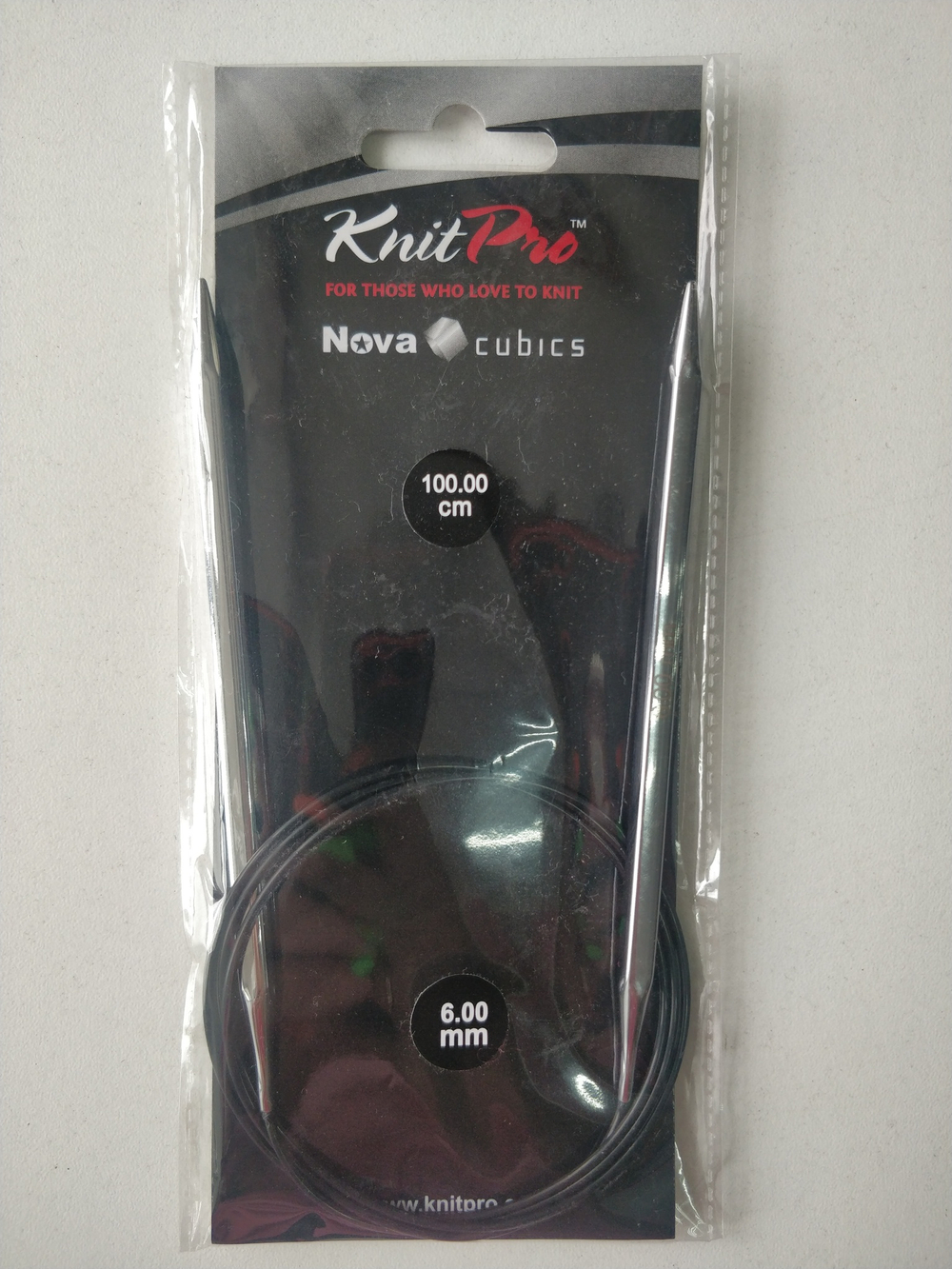 Спицы круговые Knit Pro Nova Cubics 100см - 6мм