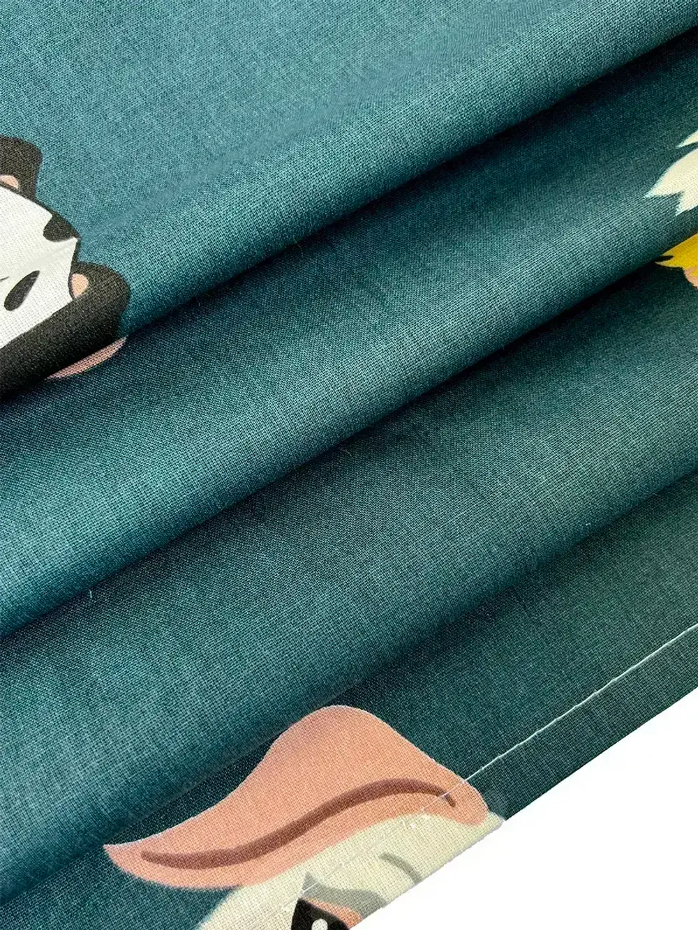 Наволочка комплект 2шт перкаль Сказка "Dogs " 40х40 см на молнии