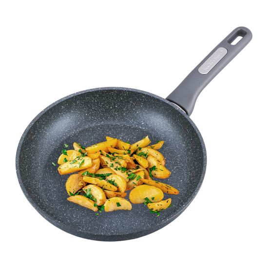 Сковорода 26 см. из алюминия с крышкой Kamille KM-4272GR с мраморным покрытием