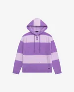 Свитер Ymkashix Stripes Hood фиолетовый