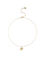 Колье с буквой Т