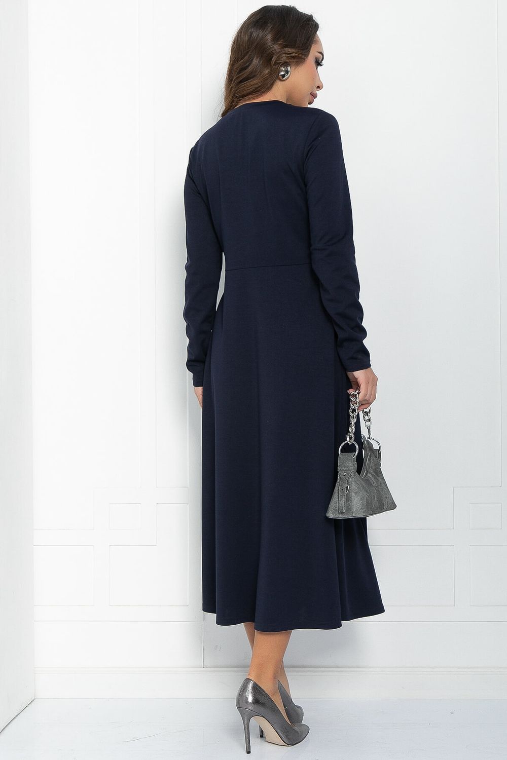 Платье Волшебная скрипка (темно-синее) П11623 LT Collection