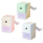 Точилка механическая Alingar, прямоугольная, 1 отверстие, пластик. корпус, цвет ассорти, инд. упаковка, 53*90*100 мм