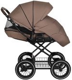 Детская коляска Roan Bass Next Classic d12 3 в 1 с автокреслом Avionaut Silver Black RCL265/1 Raisin Mood