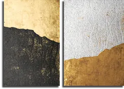 Модульная картина "Сусальное золото"