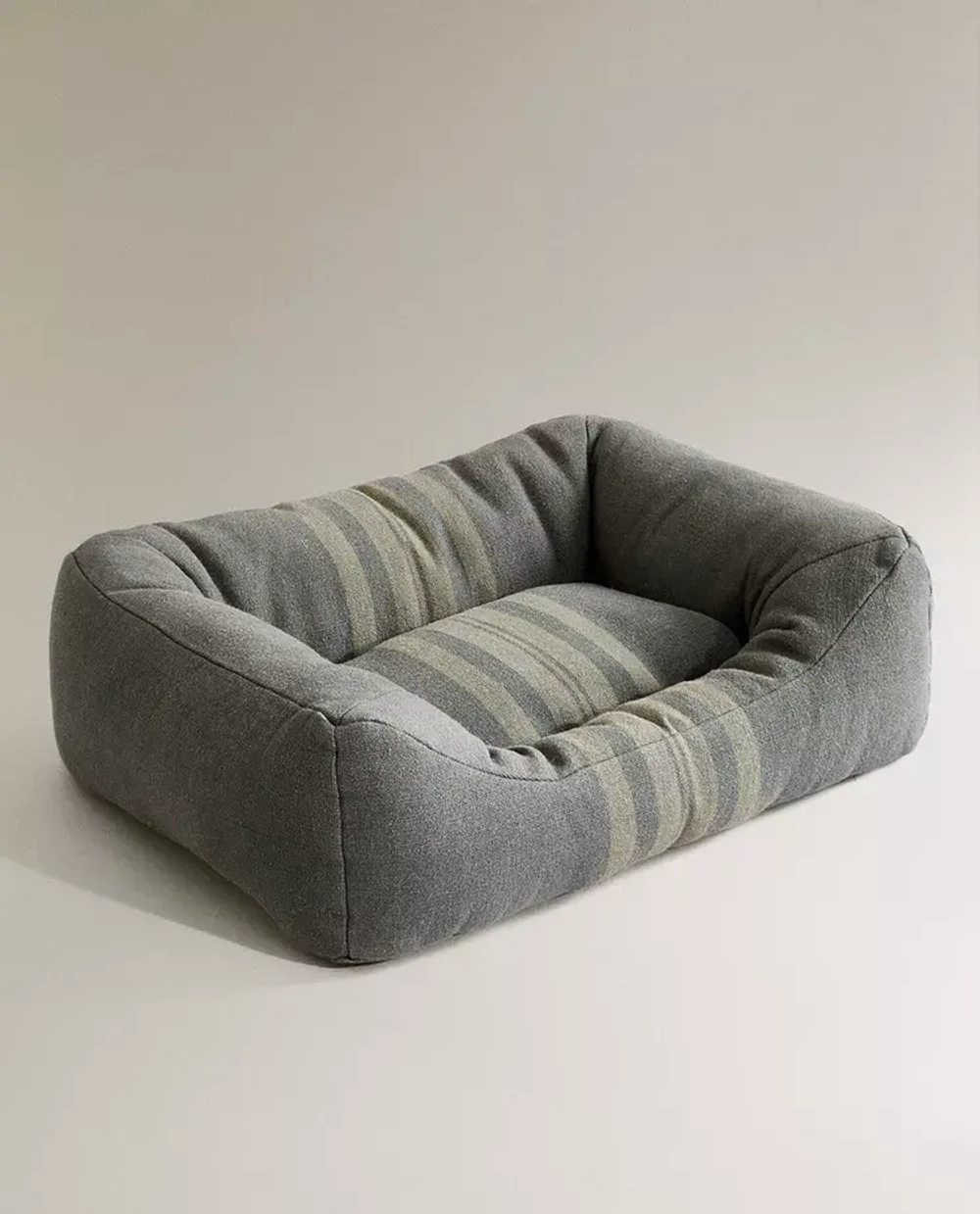 ZARA HOME КОВРИК ДЛЯ ДОМАШНИХ ЖИВОТНЫХ В ПОЛОСКУ, ЗЕЛЕНЫЙ