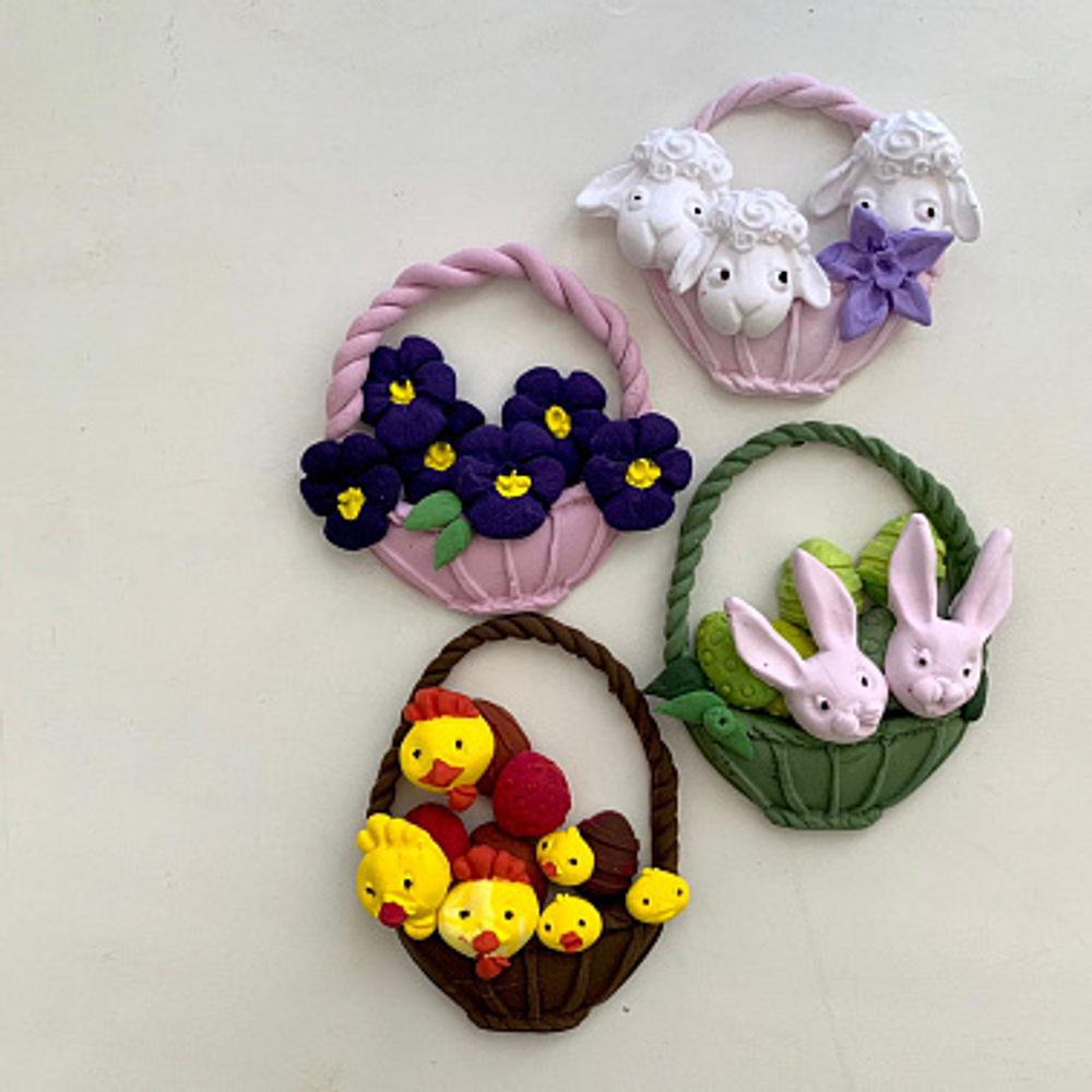 Силиконовый молд «Пасхальная корзинка»