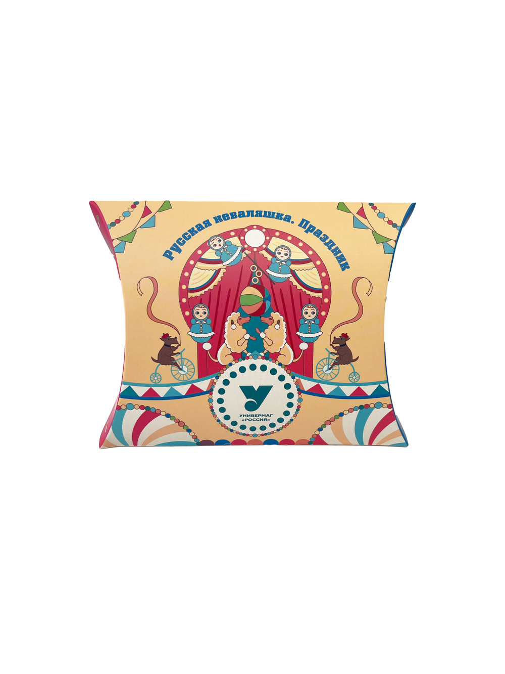 Платок «Русская неваляшка. Праздник»
