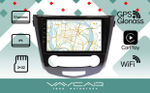 Магнитола для Nissan Qashqai J11 2014-2022 (кондиционер) - Vaycar VA51-0665 на Android 13, 8-ядер, 2Гб-32Гб, 4G SIM-слот