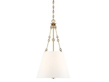 replica light Austin 4 Light 18 inch Warm Brass Pendant Ceiling Light