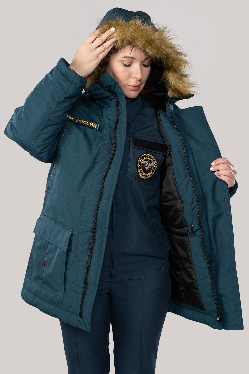 Куртка зимняя МЧС женская (мод. 199)