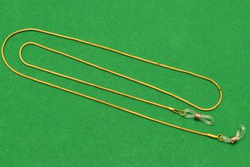 Цепочка кольцевая золотистая 008, 60 см